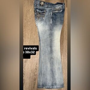Rock Revival Light Blue Bootcut Jeans